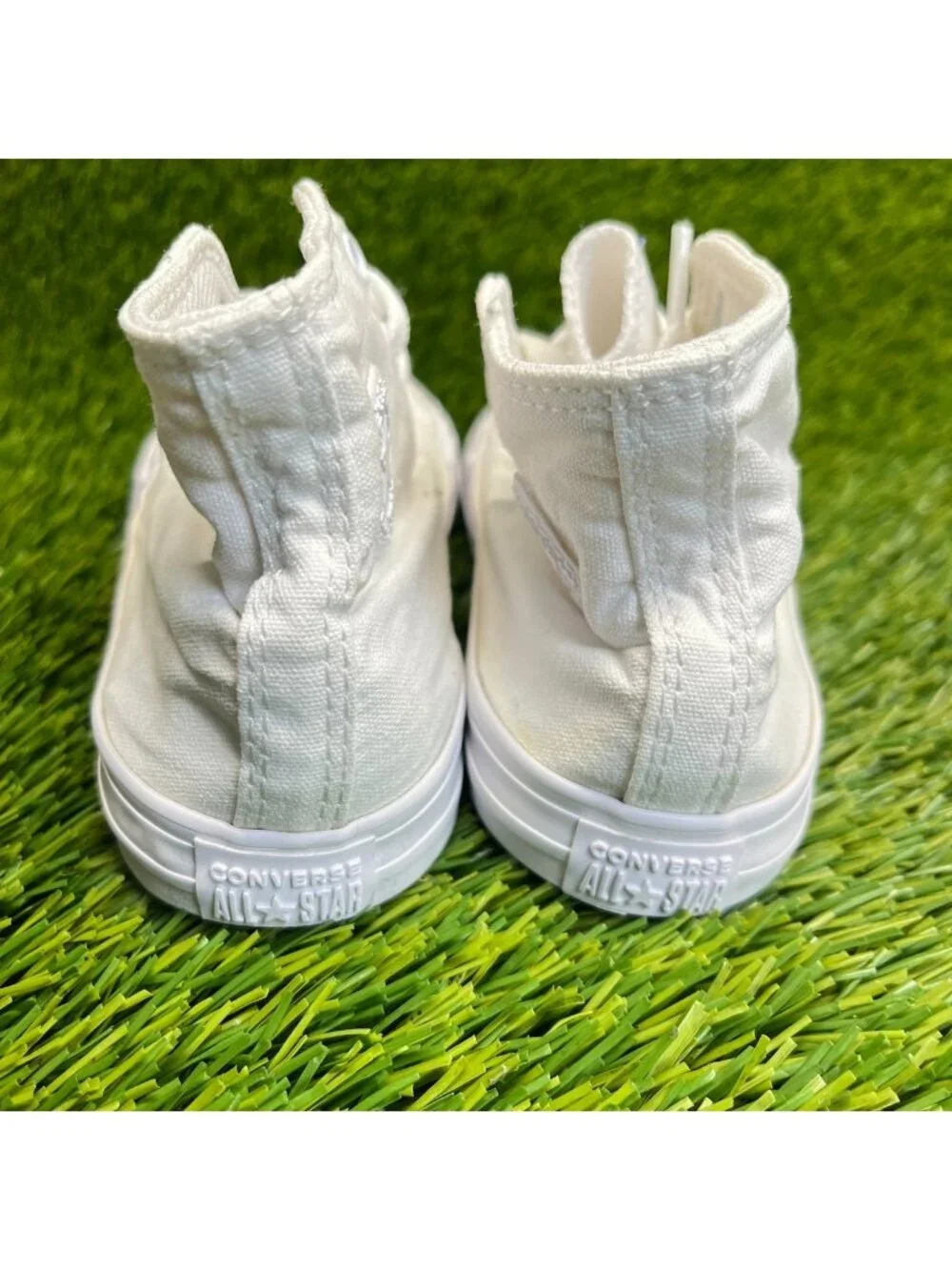 Converse Chuck Taylor All Star High Boys Size 9C White Athletic Shoes Sneakers